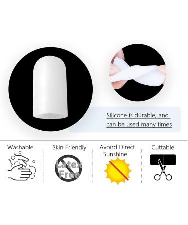 Mofun Digital Toe Caps x2 | Gel Toe Protection | Conditions & Softens | Protects Against Pressure & Friction (Large/X Large) Large / X Large - Buy Online on GoSupps.com