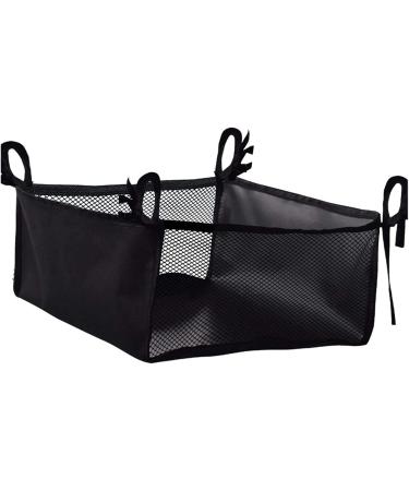 Wheelchair Storage Bag - Rollator Underseat Organizer Lightweight Elderly Walker Basket Basket Pouch for Rollator Elderly Walker Basket Scooters Shopping Black (Black) - Buy Online on GoSupps.com