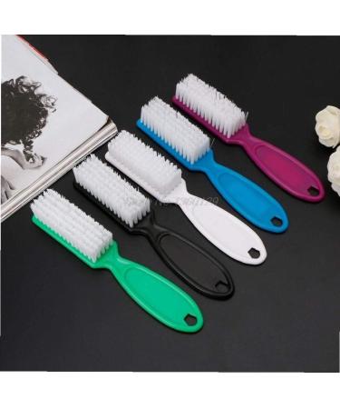Bongles Plastic Handle Nail Art Cleaning Brush Manicure Gel Accessory Cap Clean Dust Brushes Random Color