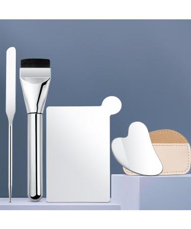  Duroecsain Makeup Mixing Stand Foundation Blending Palette with Metal Spatula 4 Professional Eyeshadow Blenders and Beauty Lovers for Mom - Buy Online on GoSupps.com