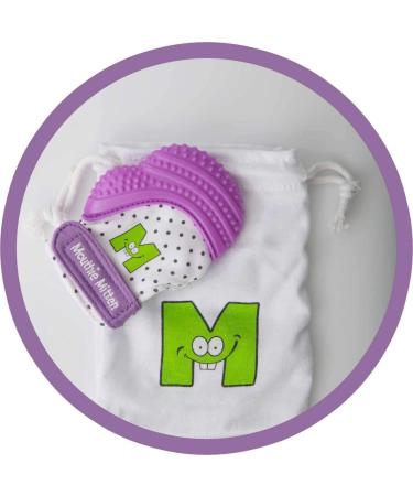 Mouthie Mitt Baby Teething Gloves Purple
