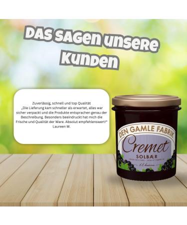 Needforsweet Den Gamle Fabrik Blackcurrant Jam 3 x 350 g Danish Fruit Spread Specialty Extra Creamy No Pits Breakfast Fun in Set of 3 - Buy Online on GoSupps.com