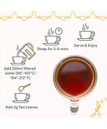 Vahdam Tea Gift Set - 6 Loose Chai Teas (180g) in Elegant Gift Box | Perfect Black Herbal & Chai Tea Gift for Men & Women - Buy Online on GoSupps.com