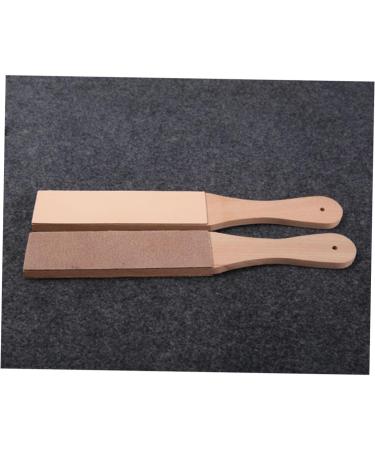 DOITOOL Knife Blade Leather Strap Razor Sharpener | Double-Sided Wooden Whetstone & Blade Protector for Superior Edge Maintenance - Buy Online on GoSupps.com