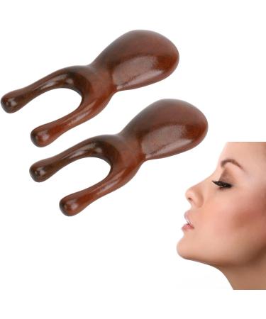 Portable Wooden Gua Sha Nose Massage Device - Reduces Muscle Tension & Facial Edema | Ergonomic Design for Ultimate Relaxation - Buy Online on GoSupps.com