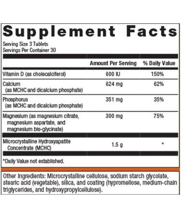 Metagenics Bone Builder with Magnesium Tablets - 90 Count (30 Servings) | Calcium, Phosphorus, Vitamin D for Healthy Bone Density - Buy Online on GoSupps.com
