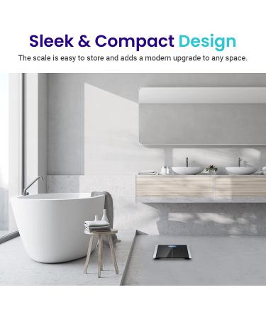 Etekcity Digital Bathroom Scale | Step-On Technology | 400 lb Capacity | Black Color - Buy Online on GoSupps.com