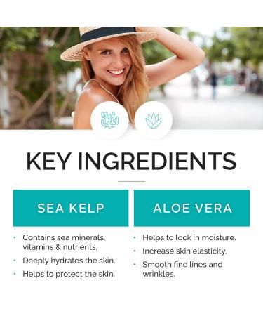 Vitamins and Sea Beauty Moisturizing Body Wash - Hydrating Shower Gel with Sea Kelp & Aloe Vera | 32 Fl Oz - Buy Online on GoSupps.com