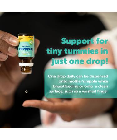 Ddrops Baby Probiotic with Vitamin D - Colic Relief for Infants 60 Drops Sugar-Free Non-GMO Allergy-Friendly - Buy Online on GoSupps.com