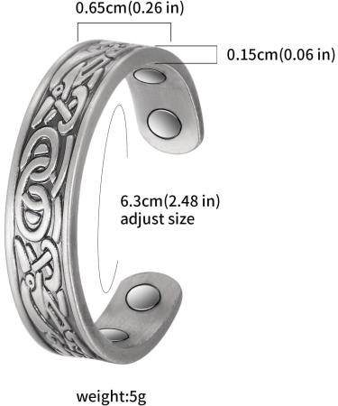 Magnetic Therapy Joint Bone Ring - Arthritis & Migraine Relief Jewelry with Gift Box - Buy Online on GoSupps.com