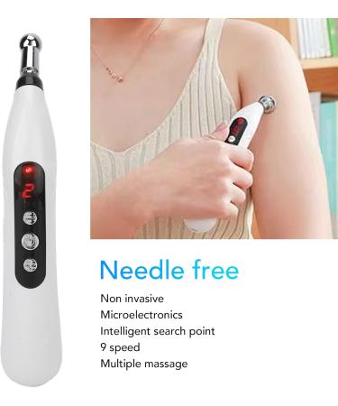 9-Speed Electronic Acupuncture Pen - Pain Relief Therapy Tool for Neck & Arm | Acupuncture Pencil & Energy Meter - Buy Online on GoSupps.com