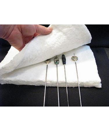 Devardi Glass Lampwork, Beadmaking, Two Ceramic Fiber Blankets. 1 x 8 x 12 inches