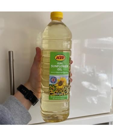 KTC Pure Sunflower Oil 1L | This oil type is prepared by pressing the sunflower seeds | For all frying baking & salads | Indian Origin | Pack Of 4 - Buy Online on GoSupps.com