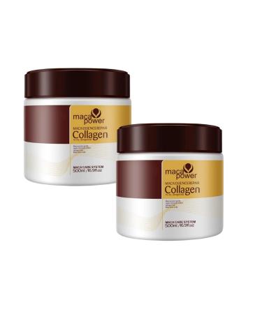 Karsell Collages Hair Treatment 16.90 oz 500ml deep repair conditioning argan oil collagen hair mask essence for dry damaged hair deep repair Conditioning argan oil collagen hair mask 2PC