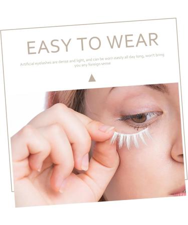 FRCOLOR False Eyelashes 15 Pairs Makeup False Eyelashes Makeup Eyelashes Cosmetic Eyelashes Japanese Eyelashes Cosplay Eyelashes Masquerade Makeup Anime Eyelashes Fiber White 3d Natural Cosmetics - Buy Online on GoSupps.com