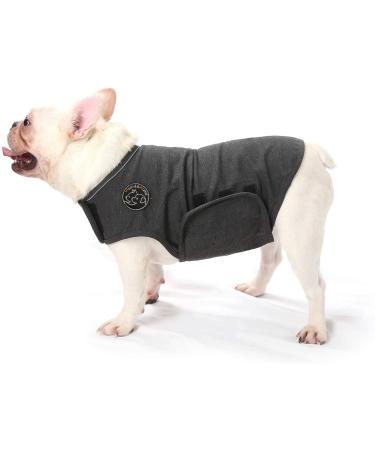 Mint Dog Coat for Anxiety Relief Lightweight Wrap Around Coat for Dogs with Anxiety (S Grey) S Grey - Buy Online on GoSupps.com