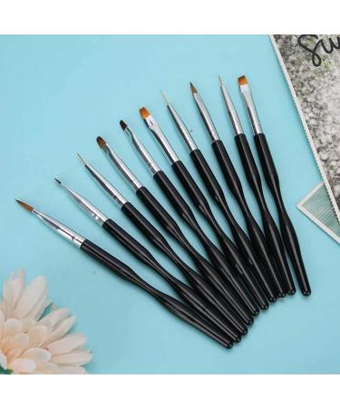 Easy To Carry Strong Toughness 10pcs Reliable And Durable To Use Nail Art Dotting Pen Nail Art Pen for Nail Salon Professional Manicurist - Buy Online on GoSupps.com