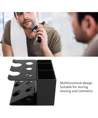 Hushui Acrylic Shaving Organizer Stand | Stylish Storage Holder for Razor Accessories | Perfect Bathroom Decoration - Buy Online on GoSupps.com