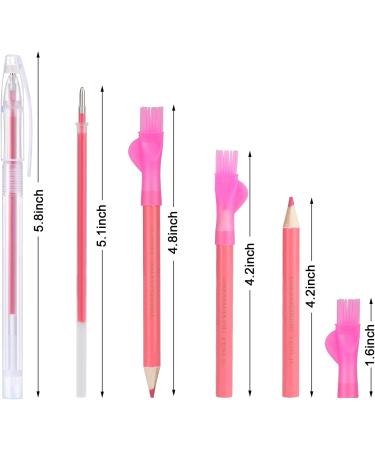 Tailors Chalk, Fabric Markers, Pens & Pencils Set - 10PCS Chalk, 4PCS Markers, Heat Erasable, Refills - for Sewing & Quilting - Buy Online on GoSupps.com
