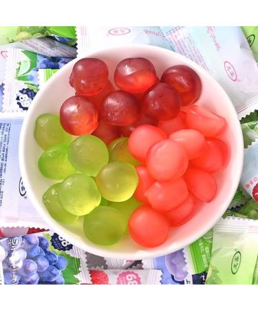 Mango gummies multiple flavors peeling fruit fudge litchi grape soft sweets 68% fruit juice content gummy candy casual desserts snacks delicious chinese snack snacks gift (Mixed Flavors 5bag) Mixed Flavors 5bag - Buy Online on GoSupps.com