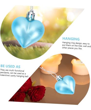 ifundom 24 Pcs Valentine's Day Pendant Trinkets Baby Heart-Shaped Bluex2pcs 5x4cmx2pcs - Buy Online on GoSupps.com