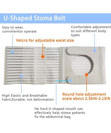 Adjustable Abdominal Medical Ostomy Belt | Universal Stoma Support for Ileostomy & Colostomy - Portable Protection for Ostomy Bags - Buy Online on GoSupps.com