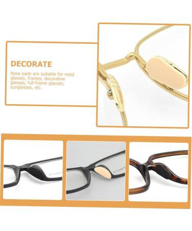 Oatipho 40 Leaves Sponge Glasses Pads Sticker - Replacement Silicone Nose Pads for Glasses & Sunglasses - Ultimate Comfort & Support - Buy Online on GoSupps.com