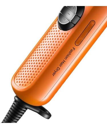 Hair Dryer 800W Hair Dryer for Home with Collector Nozzle Configurations Heat Portable Hair Dryer for Bedroom and Student Travel/Orange (Orange) - Buy Online on GoSupps.com