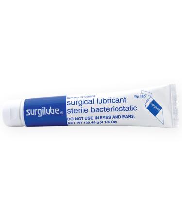 Surgilube Flip Cap Tube Sterile 4.25 Ounce (Pack of 3)