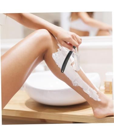 Fomiyes Men's Razor - Professional Hairdresser Shaving Tool with Wooden Handle | Sharp Precision for a Smooth Shave - Buy Online on GoSupps.com