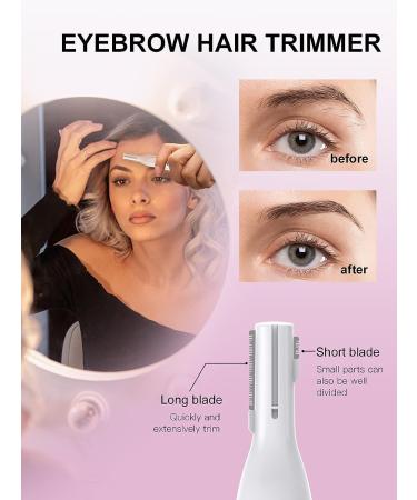 2023 LONFANTAR Rechargeable Nose Hair Trimmer for Women and Men - Professional 2 in 1 Painless Facial & Eyebrow Trimmer with USB Charging - Powerful Motor, Low Noise - Buy Online on GoSupps.com