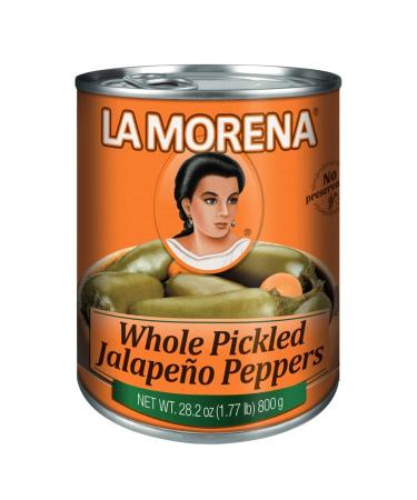 La Morena Whole Jalapeo, 28.2 oz