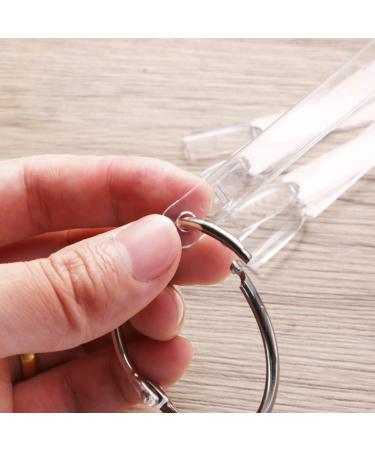 Uonlytech 50pcs Nail Color Display Sticks | Clear Nail Sticks with Ring Fan | Nail Practice & Clamps for Manicure - Buy Online on GoSupps.com