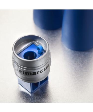 Michael Marcus 3-in-1 Cosmetic Makeup Pencil Sharpener - Travel Friendly & Easy to Clean - Blue - Buy Online on GoSupps.com