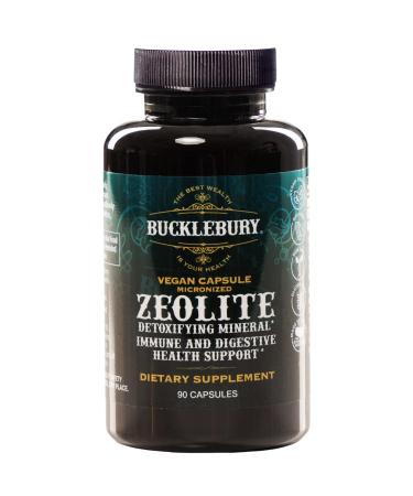 Bucklebury Zeolite Micronized Smart Mineral Capsules - Supports Detox Immune & Digestive Tract Health - 90 Vegan Capsules