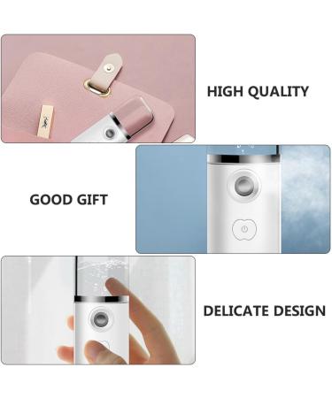 Baluue 2pcs Hydrating Instrument Portable Face Steamer Mini Sprayer Cool Spa Nano Face Steamer Abs White - Buy Online on GoSupps.com