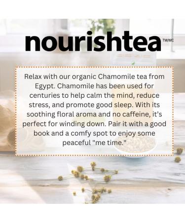 nourishtea - warming chamomile organic premium loose leaf tea caffeine-free. 40g (pack of 1) - Buy Online on GoSupps.com