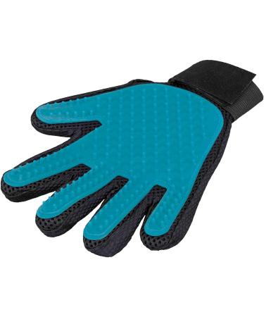 Buy Trixie Grooming Gloves 16x24 cm - Black/Turquoise | International Shipping Available - Buy Online on GoSupps.com