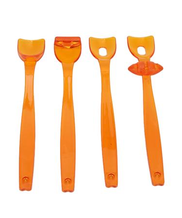 4 pieces of tongue muscle trainers tongue-tip exercise tools portable mouth-lips muscle trainers relaxation tools for dysarthria and riculation disorders