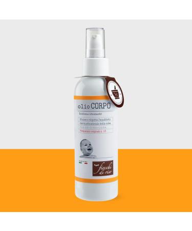  Fiocchi di riso Rice Flakes - BODY Oil - 140 ml - NEWBORN HYDRATION - Fast-absorbing moisturizing lotion that nourishes newborn skin while preserving its hydrolipidic film. Recycled packaging - Buy Online on GoSupps.com