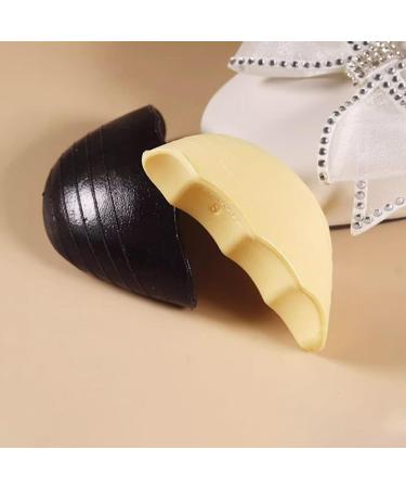 Universal Shoe Filler Inserts - 2 Pairs for Loose Shoes Toe Cushion Comfort Pain Relief for Men & Women (Black & White - Buy Online on GoSupps.com