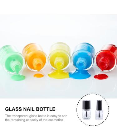  POPETPOP POPETPOP Nail Gel Nail Polish Replacement Bottle 20 Pieces Travel Glass Round Glass - Buy Online on GoSupps.com