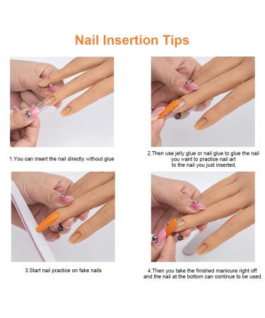 Nail Training Practice Hand with Clamp - Acrylic Technician Manicure Tool for DIY Print Practice - False Fake Hand for Best Nail Manicure - 1 Count - Buy Online on GoSupps.com
