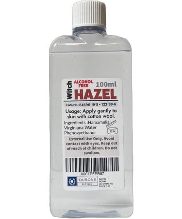 Alcohol-Free Witch Hazel 100ml - Natural Toner for Soothing Skin - Buy Online on GoSupps.com