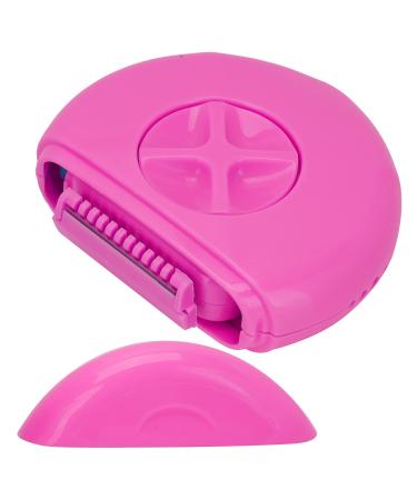 in 1 Women's Shaver Manual Hair Shaver Portable Body Hair Trimmer Hair Remover (Rose Red)