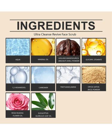 Multi-Effect Day & Night Skincare Set Brightening & Firming Moisturizer With Almond Oil And Calendula Extract + Exfoliating Scrub(4pcs) - Buy Online on GoSupps.com