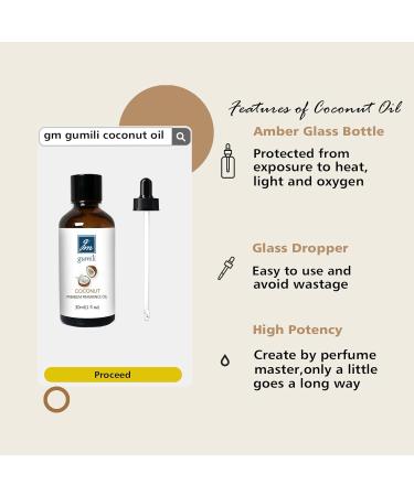 GM Gumili Coconut Oil Home Fragrance Oil Scent Oils for Candle Making Soap Dryer Balls Diffusers Laundry Slime -1 oz /30ml - Buy Online on GoSupps.com