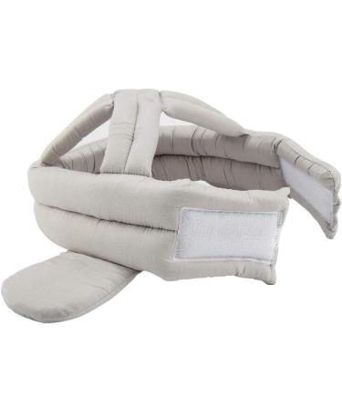 Breathable Protective Hat for Seniors | Impact Prevention Head Cap with Hearing Protection - Light Grey - Buy Online on GoSupps.com