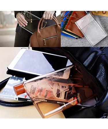 Newcom Portable Stylish Flat BPA-Free A6 Clear Drink/Water Bottle - Buy Online on GoSupps.com