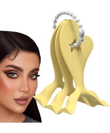 GZBMEZS Eyeliner Stencils Winged Eyeliner Stencil3 Piece Contour Eye Makeup Template for Beginners Eyelash Shaper Tool Beauty Tool for Business Stage Presentations Home Yellow - Buy Online on GoSupps.com